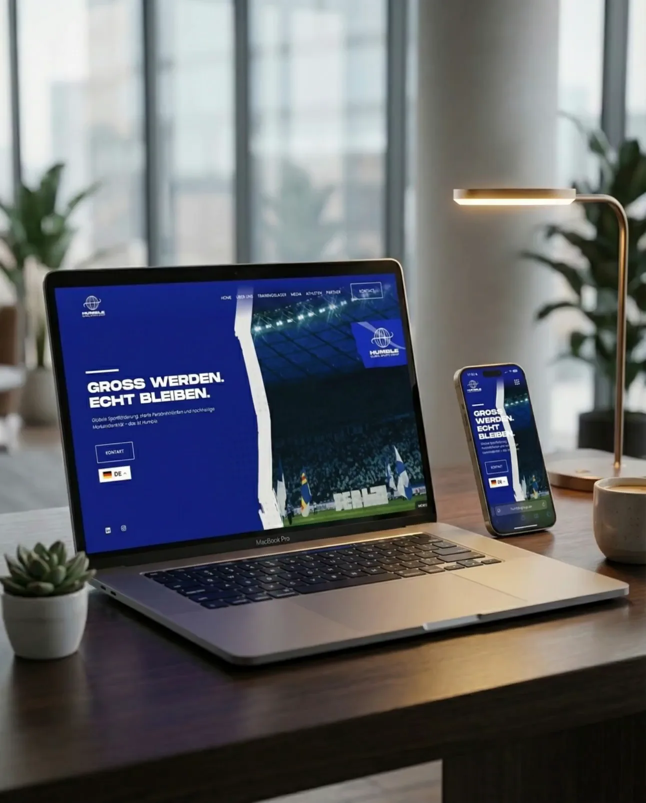 HUMBLE GROUP — Branding + Website in 3 Wochen